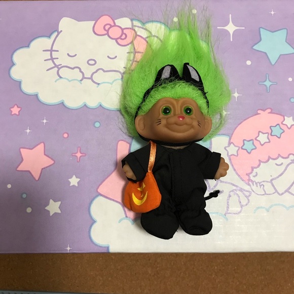 Russ Vintage Kitty Halloween Troll - Picture 2 of 8
